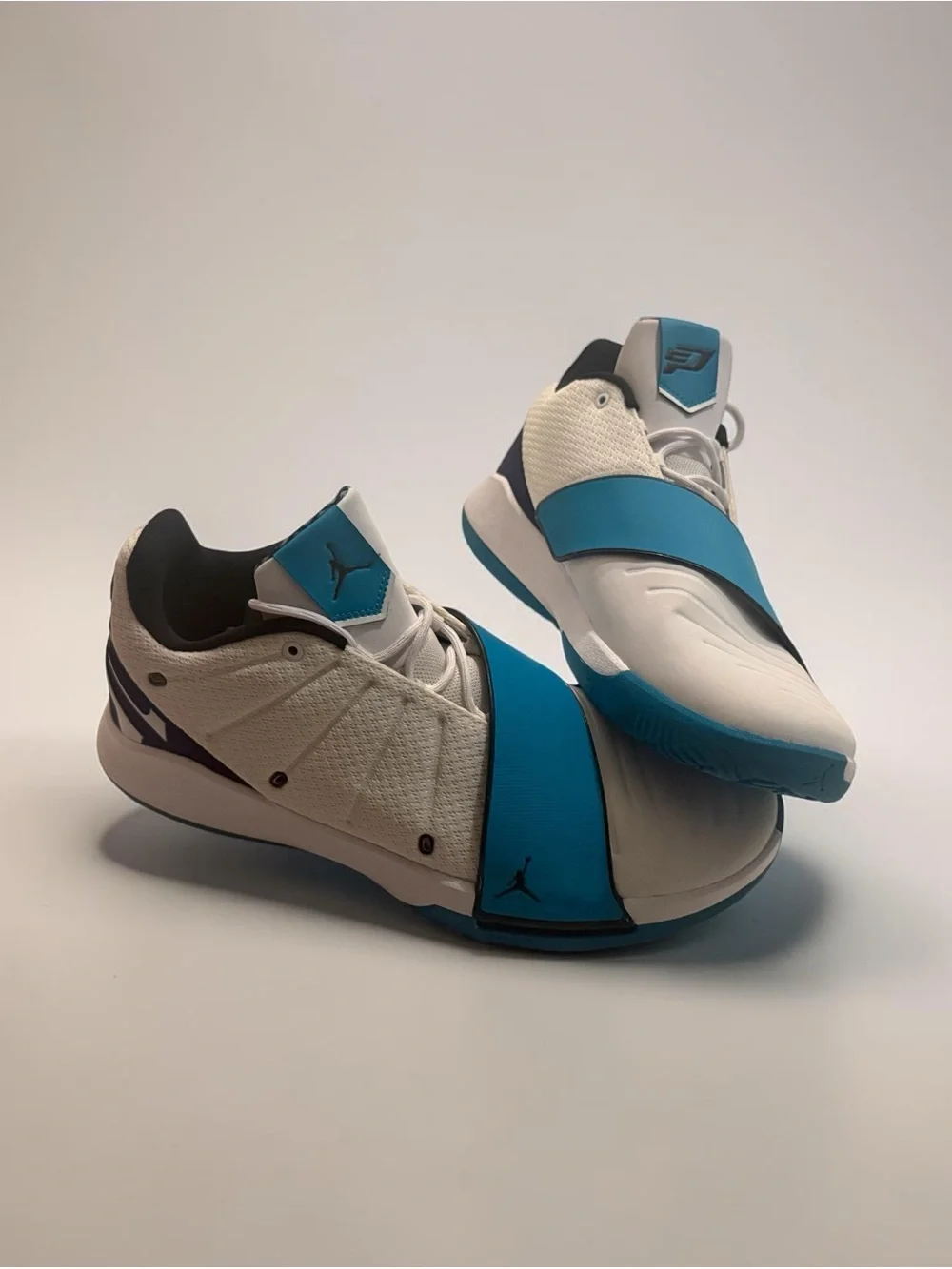 Nike Jordan CP3.XI CP3 11 Sample Promo Shoes Teal White Purple Men’s Sz 13 Rare!